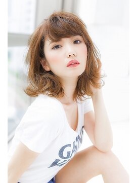 アジールヘア 東上野店(agir hair) ゆるふわ大人sweetミディ