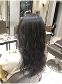 低温デジタルパーマで作る柔らかウェーブヘア