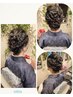 【冠婚葬祭】ヘアセット+着付け　¥13200