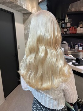 ペレ 渋谷(PELE) K157_ブロンド ブリーチ3回~