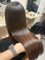 イオエ 岡本(ioe)&nbsp;イメチェン/フルバング/似合わせカット/レッドブラウン/髪質改善