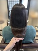 ナチュラルブラウン×髪質改善