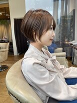 バンプ ギンザ(BUMP GINZA)&nbsp;白髪ぼかしハイライト/絶壁解消/ひし形大人ショートボブ/聖