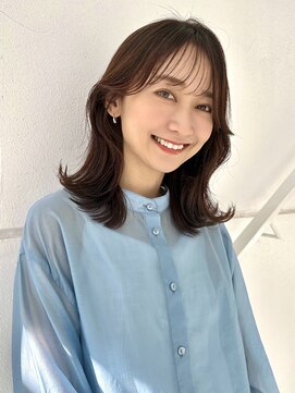 サンド 池袋(sand) 韓国ヘア/レイヤーカット／ミディアムヘア/前髪カット