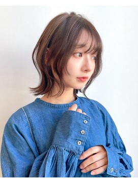 ルエ(rue) 大人可愛い20代30代40代ショートボブ小顔ウルフレイヤーボブ丸み