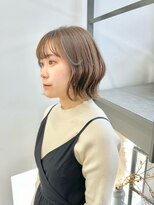 ヘアー アイス 御器所本店(HAIR ICI) 韓国ヘア似合わせレイヤーカット前髪顔周りカット大人美人