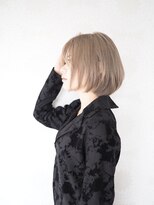 アンジェロ カリノ(Angelo Carino)&nbsp;Veil＿ミルクティーベージュ＿ボブボブ＿Oyamada