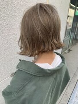 パレード 池袋(PARADE) 赤みを抑えたベージュボブ♪