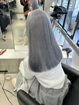 ペレ 栄店(PELE) デザインカラー/レイヤーカット/ウェットヘア/オリーブベージュ