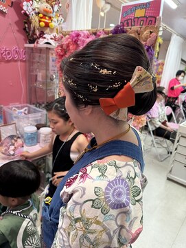 ハナココ 水戸店(hana Coco) お祭りヘアー