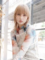 エムスラッシュ 横浜元町店(M.SLASH)&nbsp;外国人風/こなれハイトーン/小顔/ウルフカット/元町