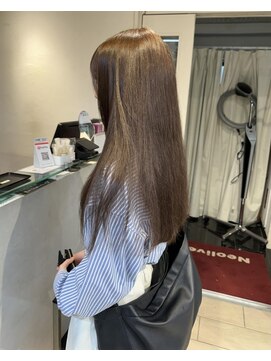 テトラ バイ ネオリーブ 横浜西口店(tetra by neolive) ブリーチなしダブルカラー　透明感グレージュ