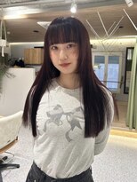 ゼストララ(ZEST Lara)&nbsp;ワインレッド×顔まわりレイヤー【吉祥寺】斎藤百花