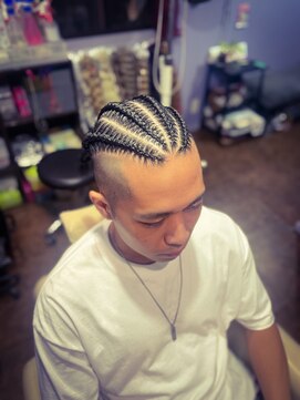 ブラウンシュガー(BROWNSUGAR) メンズコーンロウ