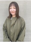 オン眉×フェイスレイヤー×オリーブベージュ