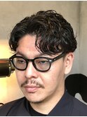 センターパート/ビジネスヘア/ビジネスショート/刈り上げ