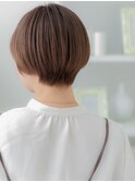 ★パールベージュアッシュ刈り上げマッシュショート20代30代★1