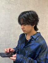 ヘアーワークス ボナ(HAIR WORKS bona.)&nbsp;ワックスをもみこむだけで完成する◎マッシュ×ウルフ