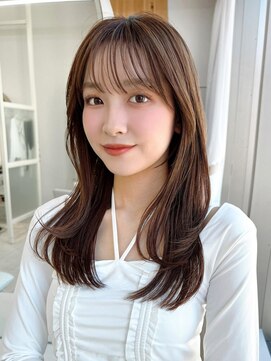 ラルユー 金山(LallYou) 【大人かわいい】ゆる巻きくびれヘア柔らかベージュ