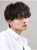 波巻きパーマメンズツイストスパイラルパーマシャドウパーマ