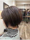 小顔丸みショート