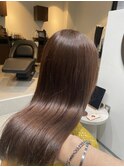 ブリーチなしダブルカラー Aujua髪質改善トリートメント