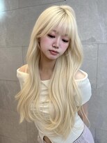 エルバイラビス 大宮(elu by lovis)&nbsp;《高瀬寛菜》ホワイトブロンド×韓国レイヤー