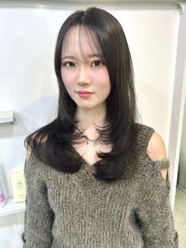 ルーカ 恵比寿(LU-CA) ダークグレージュ◎ナチュラルレイヤー　シンゴ