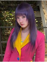 ブームボックス(BOOMBOX)&nbsp;美白に見えるパープルカラー＋レイヤーカット