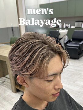 ヘアーアンドビューティー ザ ビー(Hair & Beauty the B) メンズ　バレイヤージュ