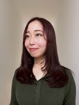 マッシュマシェラ(MASHU MACHELA) 艶レッド×レイヤーカット