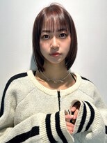 トリッカ 銀座(tricca)&nbsp;切りっぱなしボブ/ストレートボブ/シースルーバング/小顔ボブ