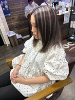 カルフール ロコ 草加西口店(Carrefour LOCO)&nbsp;LAハイライト、カラー、ブリーチ2回