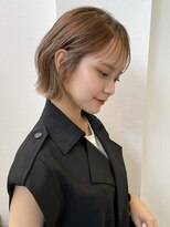 ロンドイディールバンダイ 新潟万代(Lond ideal)&nbsp;ショートボブケアブリーチダブルカラーミニボブハイトーンカラー