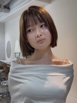 クオン 今泉(quon)&nbsp;【RYO】顔まわりレイヤー+切りっぱなしボブ
