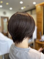 エリーザ 川越駅前店(Elisa)&nbsp;イルミナカラー白髪ぼかしショートスタイル