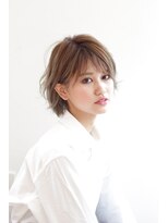 ファム 宝町店(femme)&nbsp;ラベンダーアッシュのショートバレイヤージュ