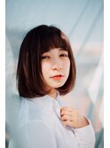 内巻きワンカールボブ
