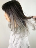 シルバーアッシュ×レイヤードカラー　【Shelia町田】