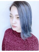 トリニティ(trinity)&nbsp;［豊見城］デニムカラー☆外ハネボブ