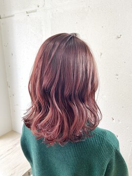 ヘアーワークス ヘルム 渋谷店(HAIR WORKS HELM) [HELM渋谷]春だから、、ピンク！☆
