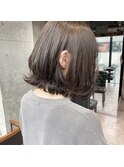 外ハネオリーブブラウン