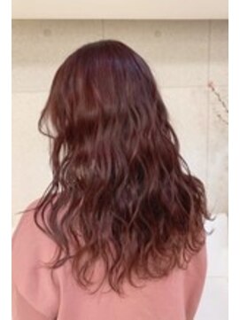 ザナドゥー 上野店(Xanadu) ピンクカラー×ウェーブ巻き