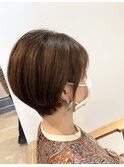 ショートヘア　小顔　くびれヘア　[つつじヶ丘 調布 仙川]