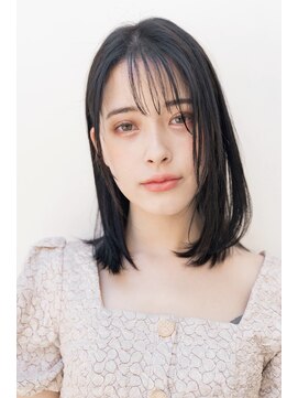 ケイト(kate) 【kate 】大宮 透明感ブラック×ワンカールロブ