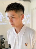 メンズクロップフェード