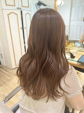 ネオリーブ チロル 横浜西口店(Neolive CiroL.) オレンジベージュ 秋カラー 暖色カラー 大人可愛い