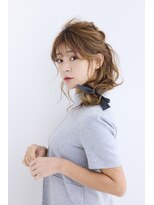 ラエティティア ロコ 刈谷店(Laetitia loco)&nbsp;ルーズ編みほぐしハーフアップ