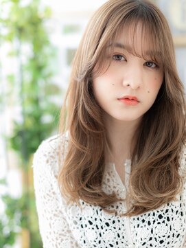 カバーヘア イヴ 戸頭店(COVER HAIR EVE) くせ毛風ゆる巻きロングセンターパートTb3戸頭20代30代40代