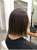 切りっぱなしボブ